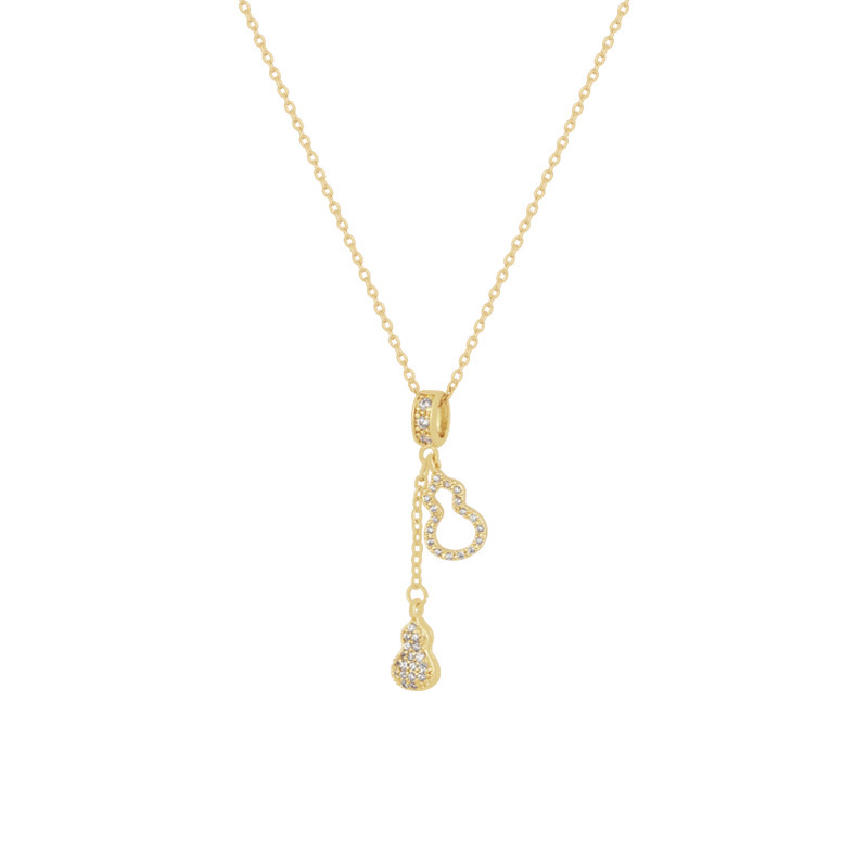 葫芦吊坠气质项链