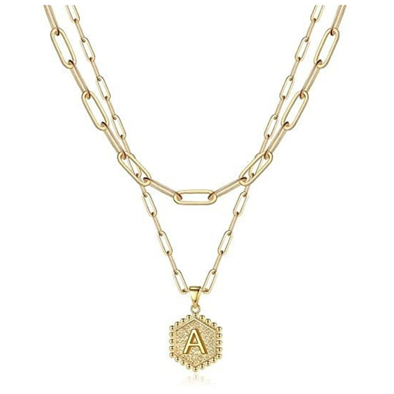  26个字母双层复式项链