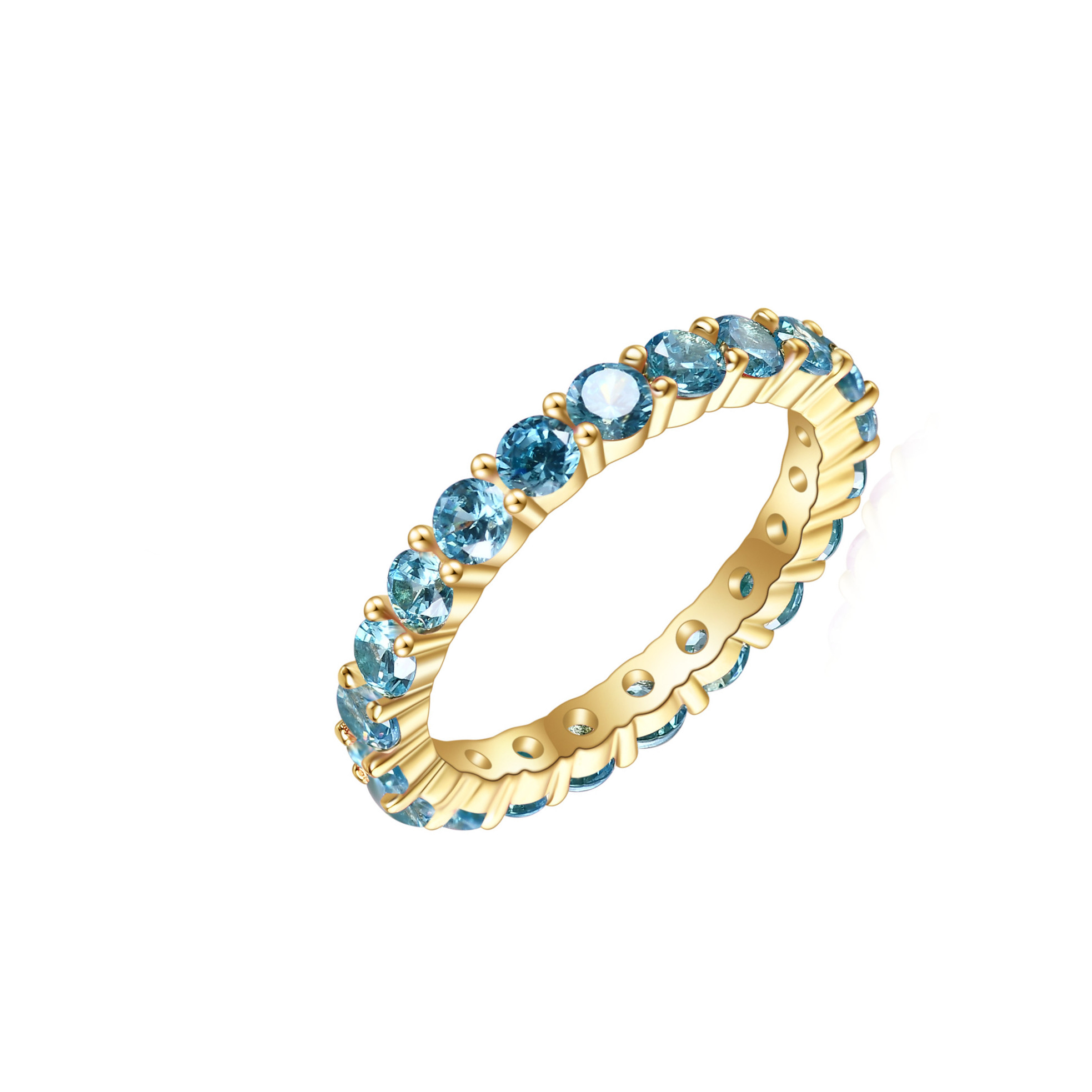 满天星彩锆宝石戒指